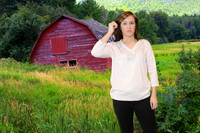 Model photos with background